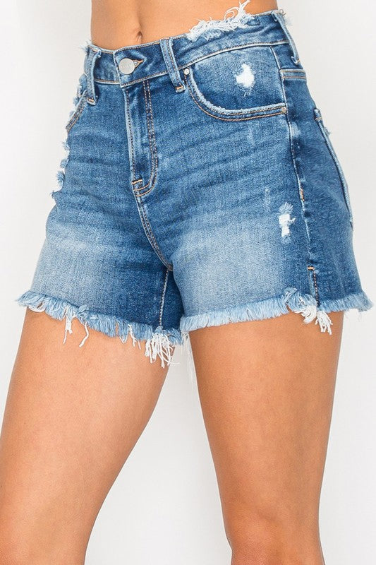 The Betty Distressed Risen Shorts