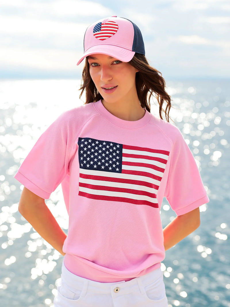 Pink Flag Top
