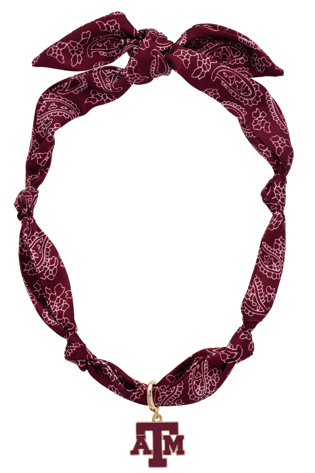 Texas A&M Aggies Logo Bandana Scarf Necklace