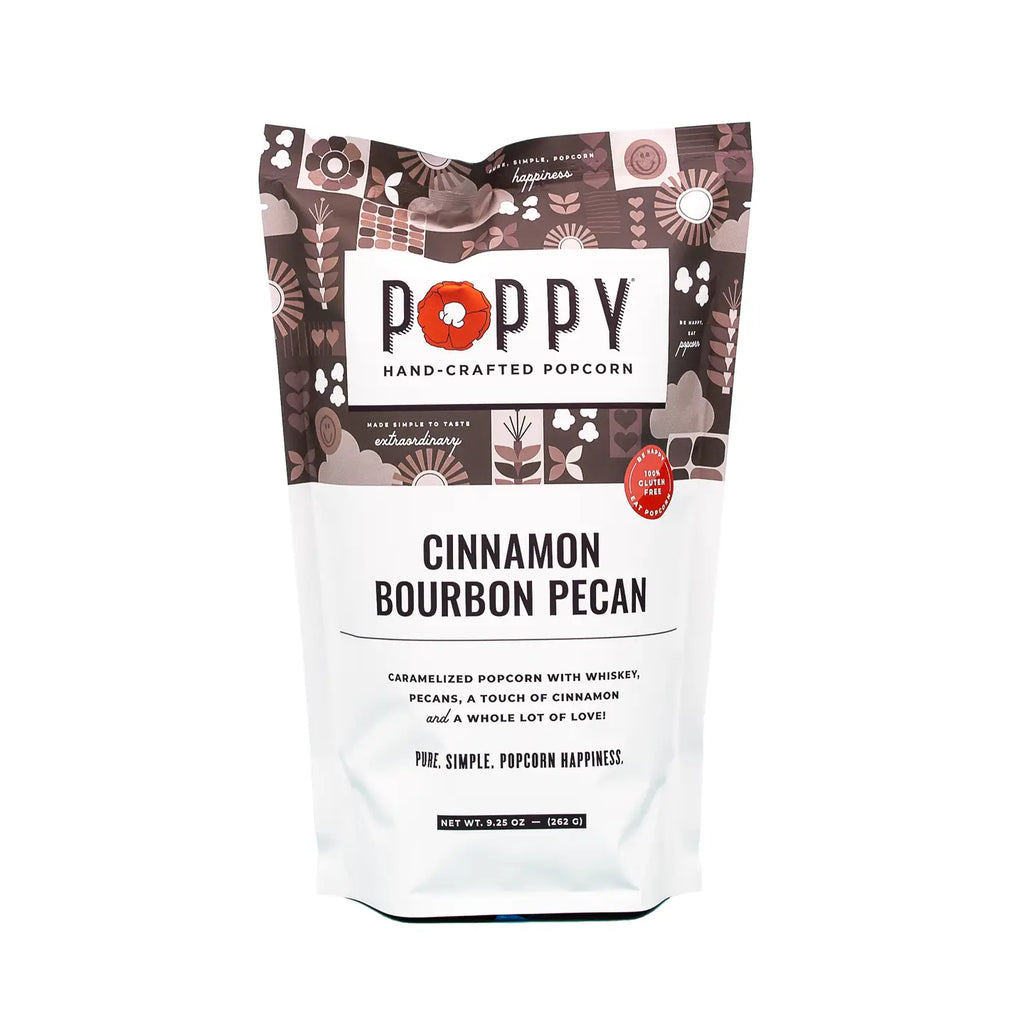 Poppy Cinnamon Bourbon Pecan Popcorn