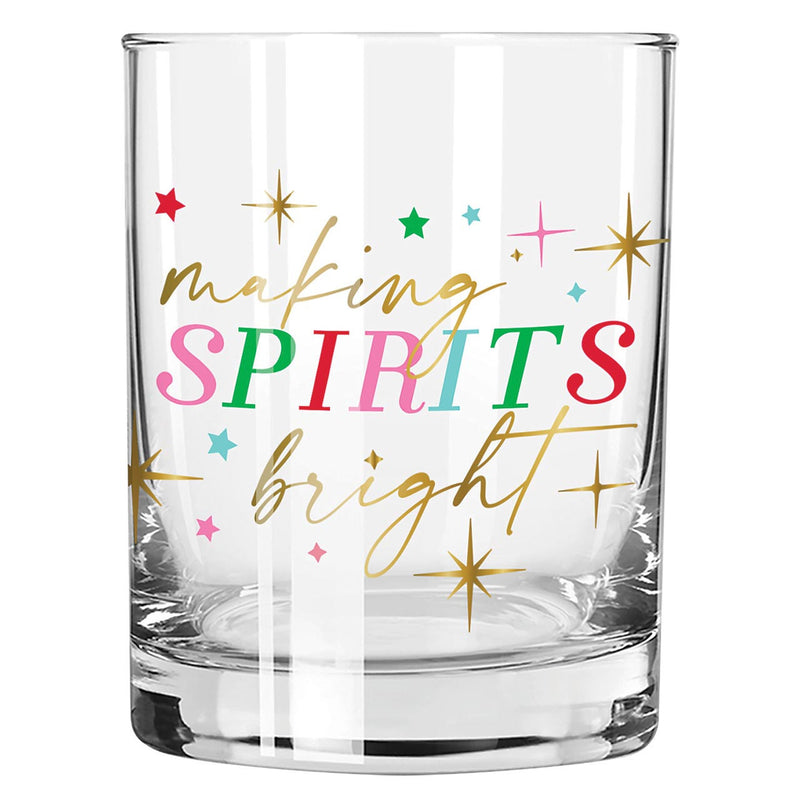 Slant Spirits Bright Rocks Glass