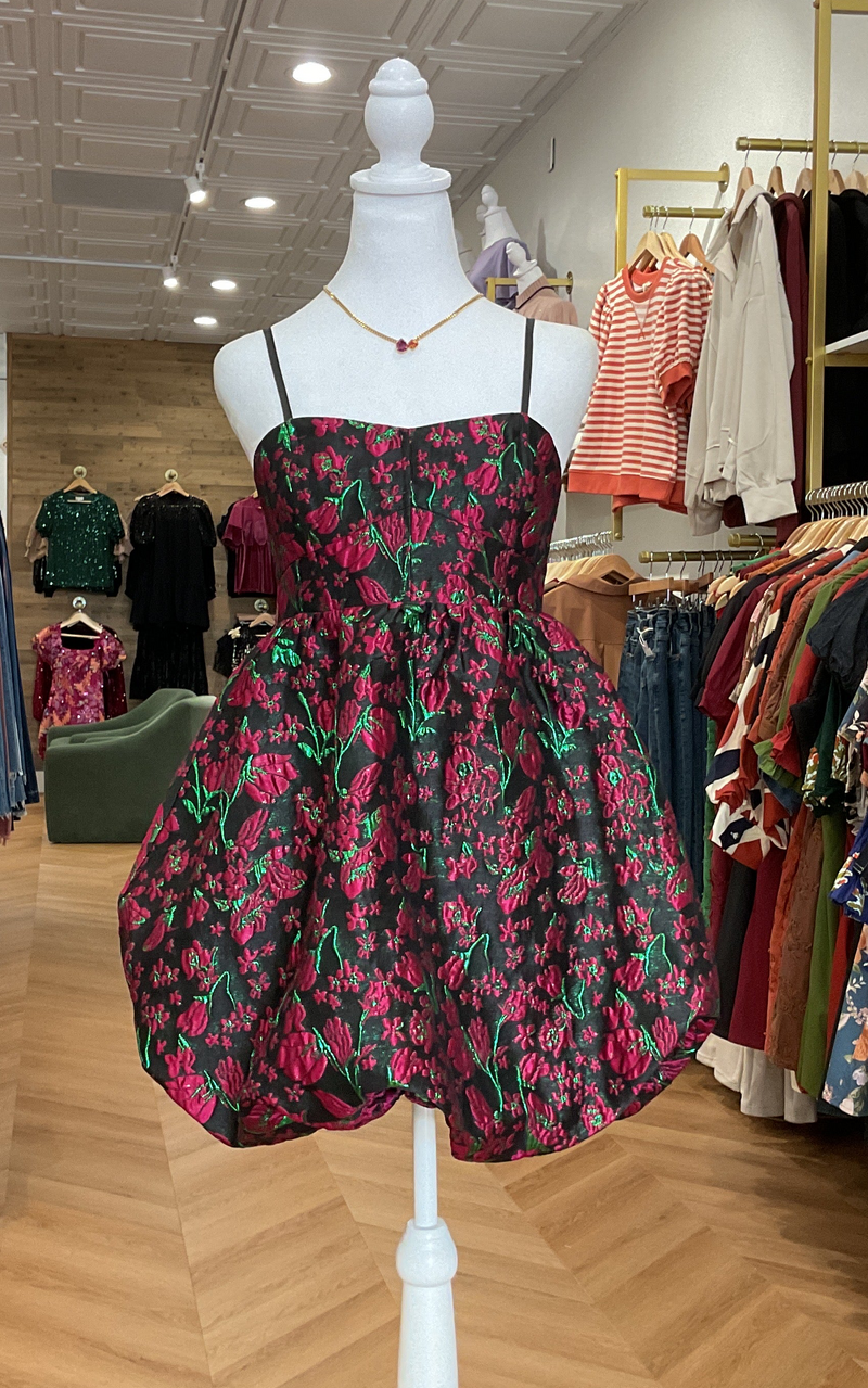 Floral Shimmer and Shine Bubble Dress