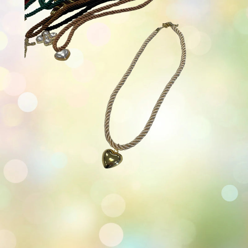 Taylor Shaye Champagne Rope Necklace