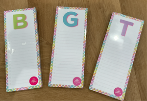 Taylor Elliot Letter List Pads