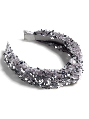 Shiraleah Knotted Sequin Headband