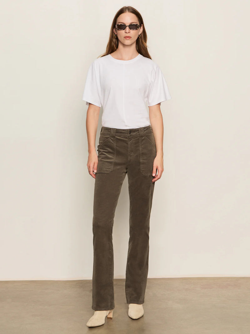 Sanctuary Corduroy Hayden Bootcut Pant Kalamata