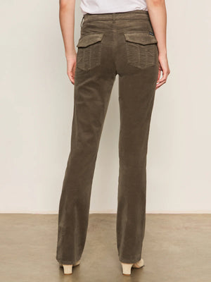 Sanctuary Corduroy Hayden Bootcut Pant Kalamata