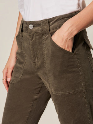 Sanctuary Corduroy Hayden Bootcut Pant Kalamata