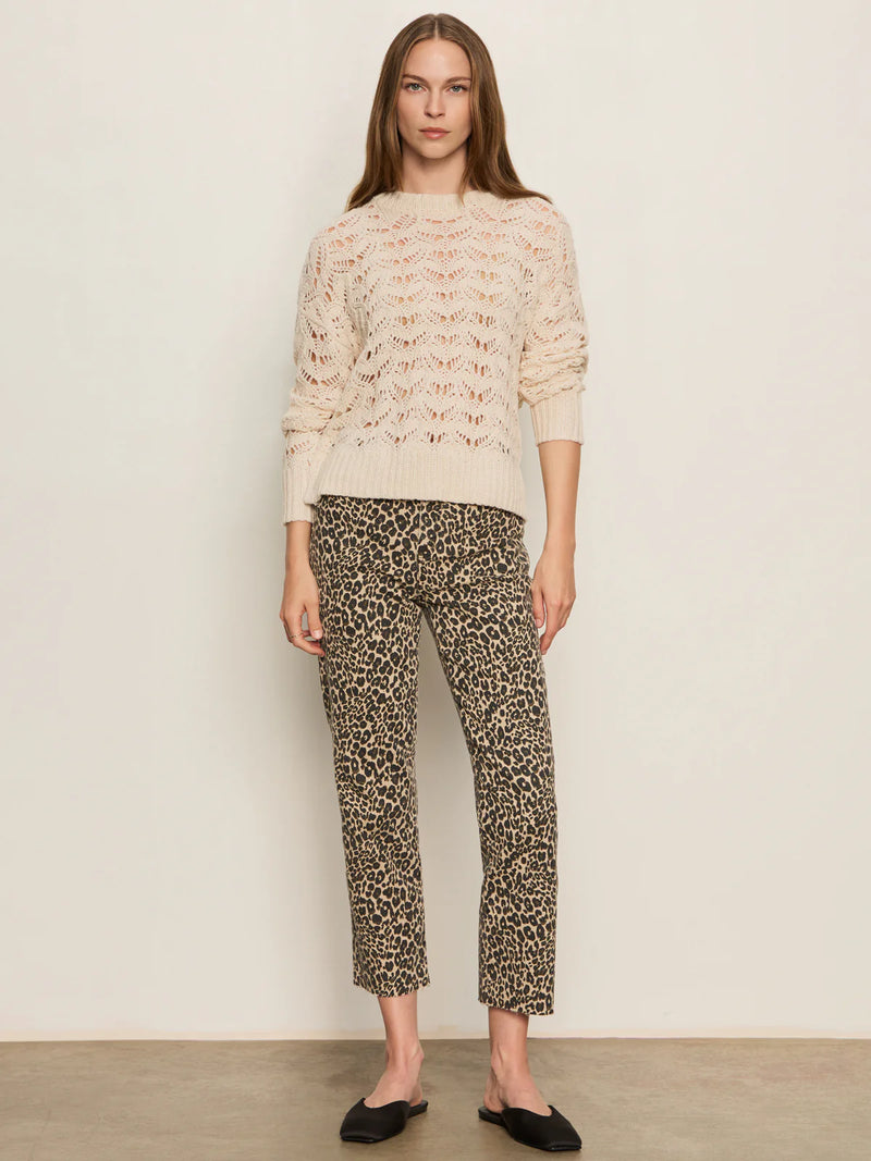 Sanctuary Cadence 90s Straight Crop Leopard
