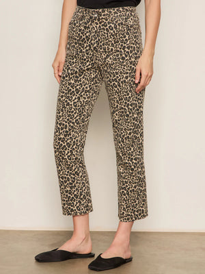 Sanctuary Cadence 90s Straight Crop Leopard