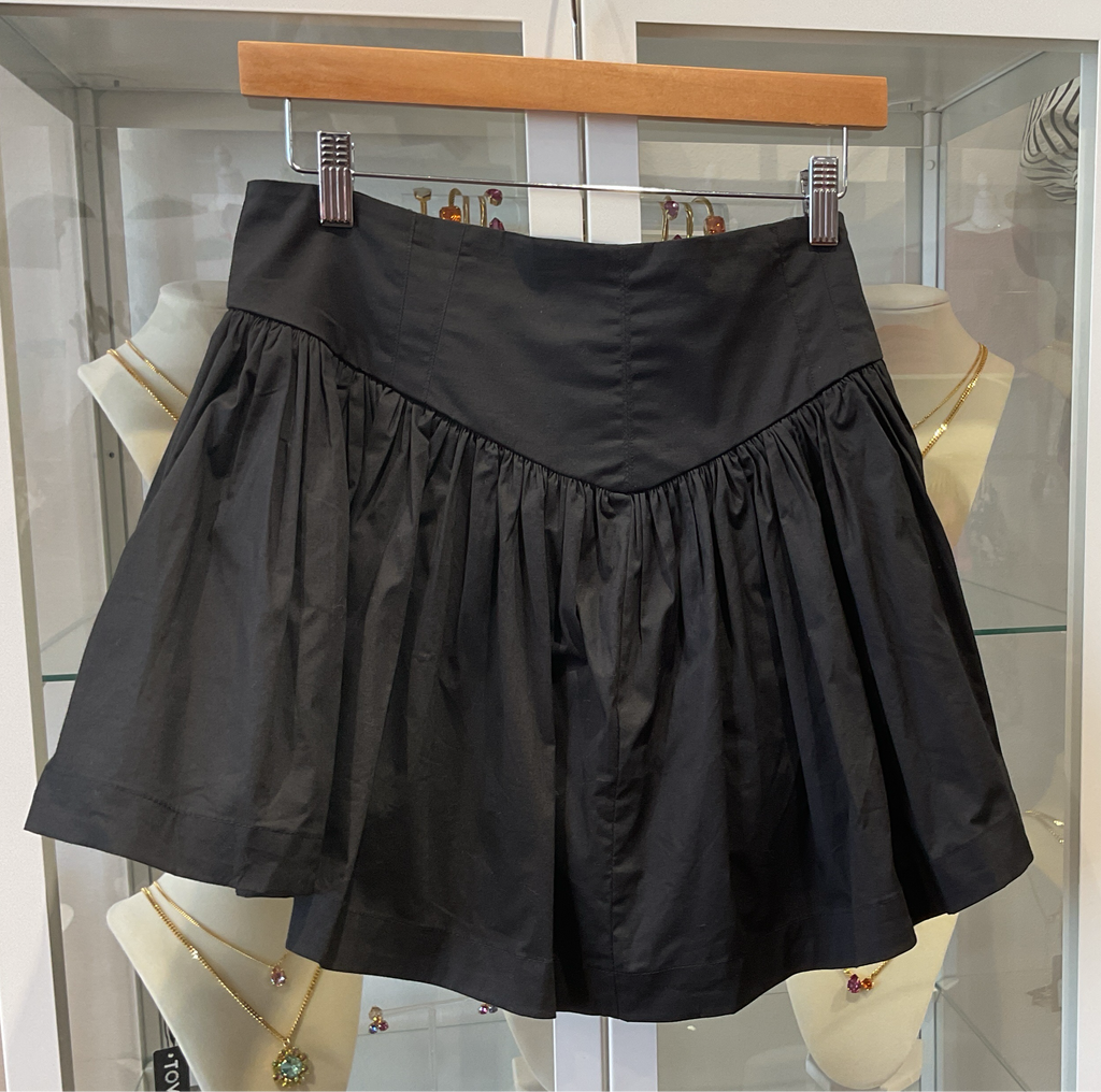 Flat front skort