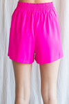 Flat front shorts