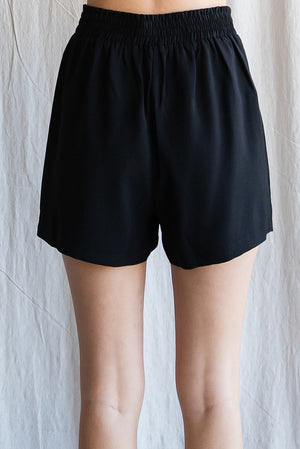Flat front shorts