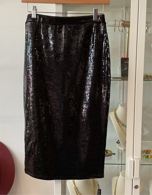 Shimmer party pencil skirt