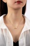 Mini Initial with Heart Necklace