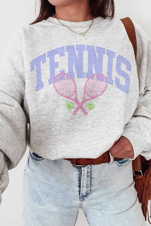 Tennis Graphic Sweatshirt