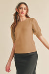 Ultra soft short sleeve sweater