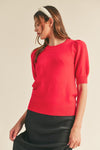 Ultra soft short sleeve sweater