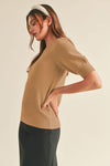 Ultra soft short sleeve sweater