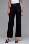 Hidden Black Coated Dad Pant