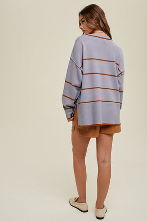 Blue/gucci stripe sweater