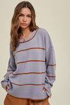 Blue/gucci stripe sweater