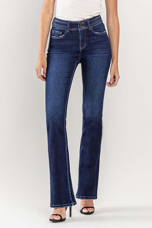 Vervet Skylar Double Button Bootcut