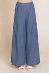 Denim Palazzo Pants