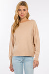 Boatneck Pullover Sweater