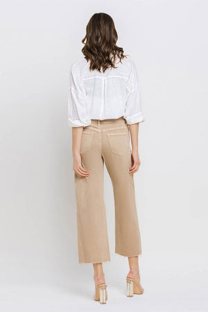 Vervet Olivia Wide Leg Tan