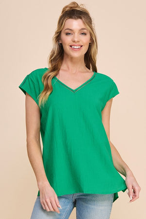 Cammie front detail blouse