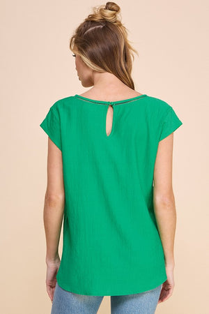 Cammie front detail blouse