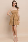 Neutral mini dress