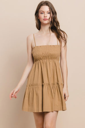 Neutral mini dress