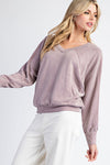 Zoey long sleeve dolman top