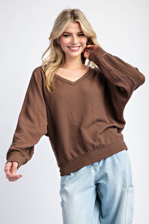 Zoey long sleeve dolman top