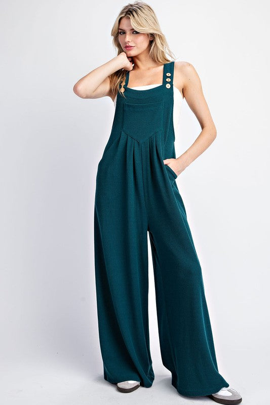 Wide leg jumpsuit