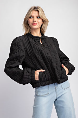 Quilted cropped Jacket