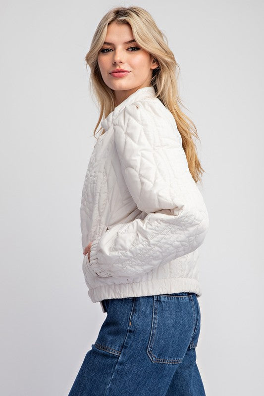 Quilted cropped Jacket