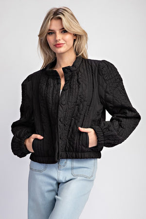 Quilted cropped Jacket