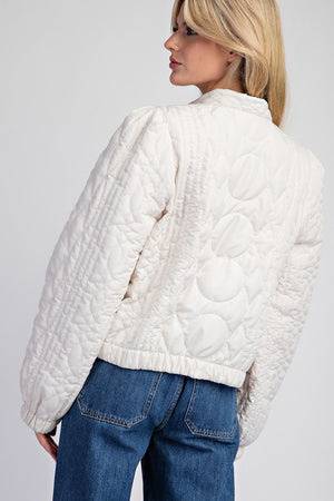 Quilted cropped Jacket