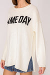 Ivory Game Day sweater