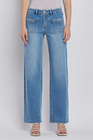 Lovervet Patch Pocket Wide Leg