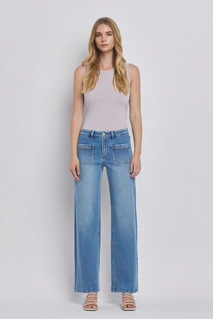 Lovervet Patch Pocket Wide Leg