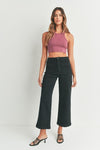 Just Black Patch Pocket Wide Leg