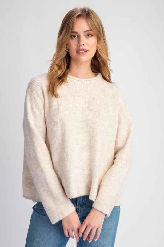 Lightweight Oatmeal sweatet top