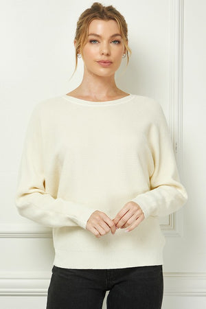 Soft Mini Waffle Texture Dolman