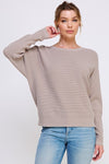 Soft Mini Waffle Texture Dolman