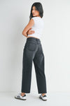 Just Black Washed Black Barrel Twist Jean