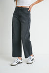 Just Black Washed Black Barrel Twist Jean